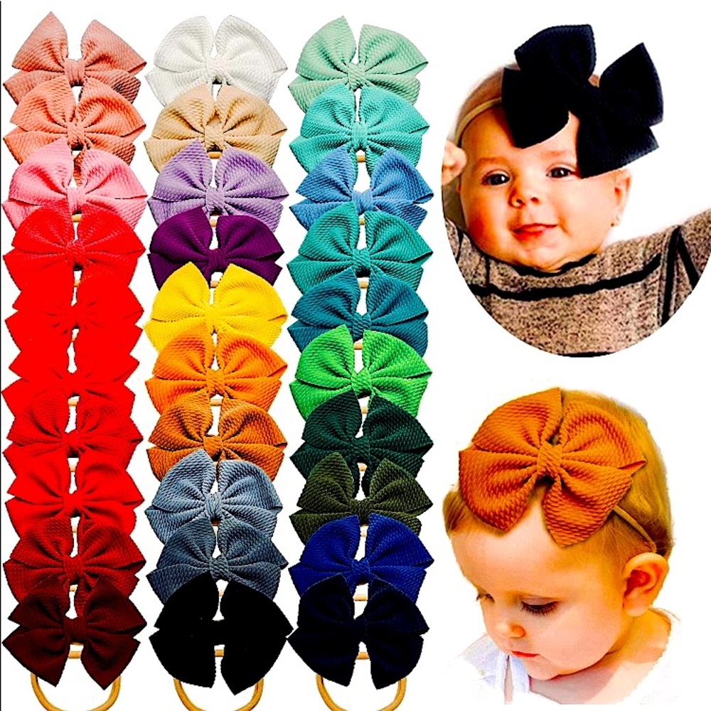 NWT Designer Babygirl Boutique BABY BOWS Quantity of 2ForONLY$6